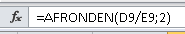 10124-10 Afronden in Excel 05