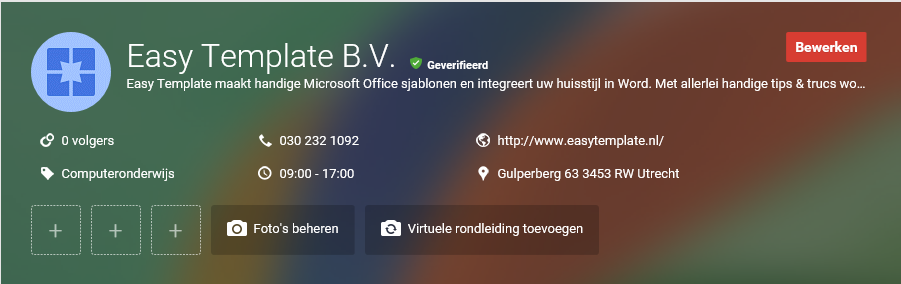 Show business opening hours in Google 02