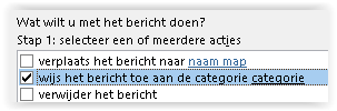 Automatically mark messages with color 06