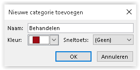 Automatically mark messages with color 09