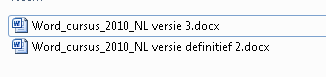 Compare documents in Word