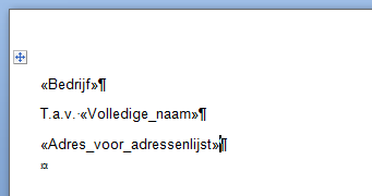 Labels in Word 10