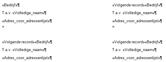 Labels in Word 13