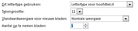 Set number of worksheets in Excel 07