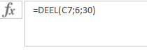 Excel function MID 01