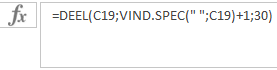 Excel function MID 03