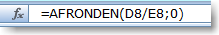 Excel rounding function 03