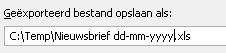 Export email addresses from Outlook 11