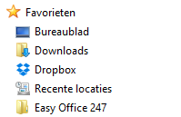 Favorites folders always available 04