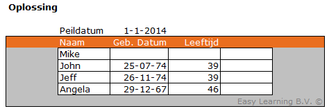 Age Calculation Formula in Excel 02