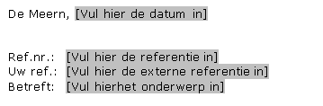 Adding input field in Word 01