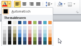 Set exact colors in Word 01