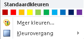 Set exact colors in Word 03