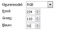 Set exact colors in Word 05
