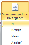 Mailmerge maken in Word 02