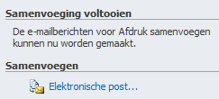 Mailmerge maken in Word 07