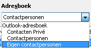 Multiple contact folders Outlook 07