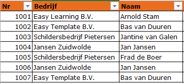 Remove duplicates in Excel 01