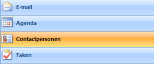 Go to contacts in Outlook
