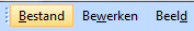 Outlook File menu
