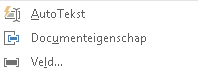 Insert standard texts in Word 02
