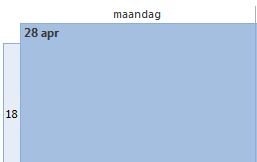 Week Numbers in Monthly View Outlook 02