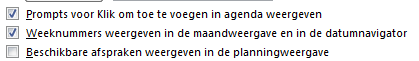 Week Numbers in Outlook Calendar 05