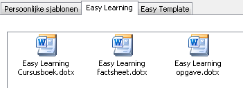 Save Word Templates