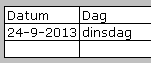 Display day from a date in Excel